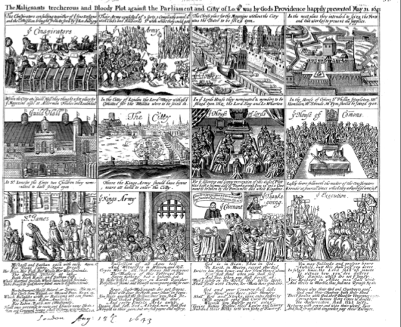 The Malignants Trecherous and Bloody Plot (1643) via The 1640s Picturebook.