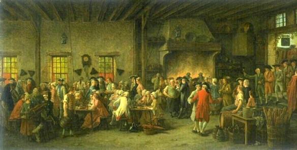 A mixed company or a plebeian space? Benjamin Eugène Fichel, Le café de Ramponneau (1877).