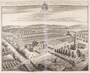 Westbury Court house and gardens, 1720