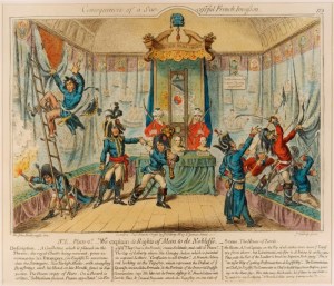 cartoon with tapestries