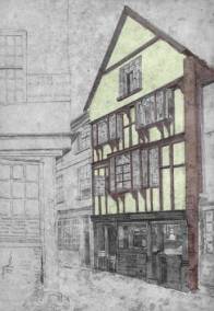 Exeter's Goldsmith's Street as it once was.