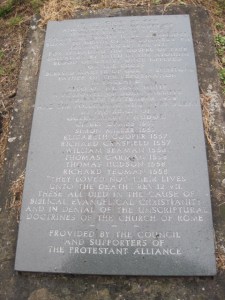 Norwich's martyrs memorial
