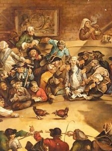 Watching to cocks tear eachother apart: not as much fun as you might imagine