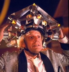 Doc Brown's thinking cap: not essential for understanding theory