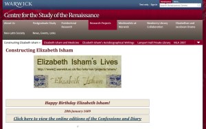 Constructing Elizabeth Isham