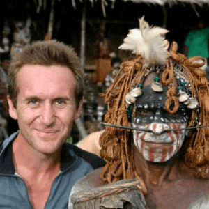 TV anthropologist Bruce Parry!