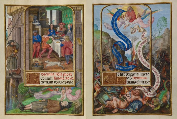 Anon, Lazarus and Dives, Spinola Book of Hours (c1510)