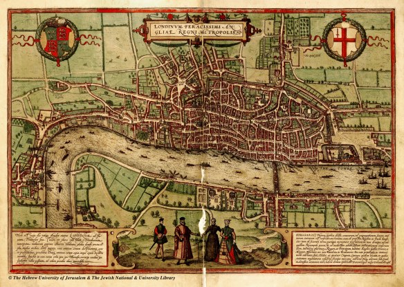 Braun and Hogenberg (1560-72) London map